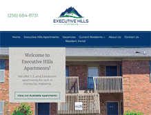 Tablet Screenshot of executivehills256.com